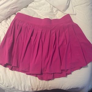 Fuchsia Pink Tennis Skirt with pleats